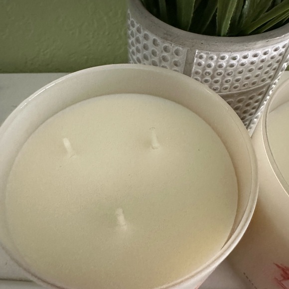 Bath & Body Works Sunlit Glow Candle Bundle Cream and Pink - Picture 3 of 5